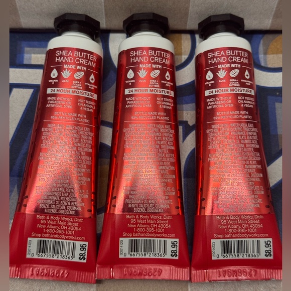 NEW B&BW (3) Black Cherry Merlot 1 fl oz Hand Creams - Picture 2 of 3